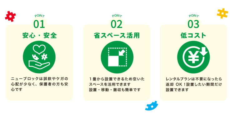 ニューブロック遊び場セット